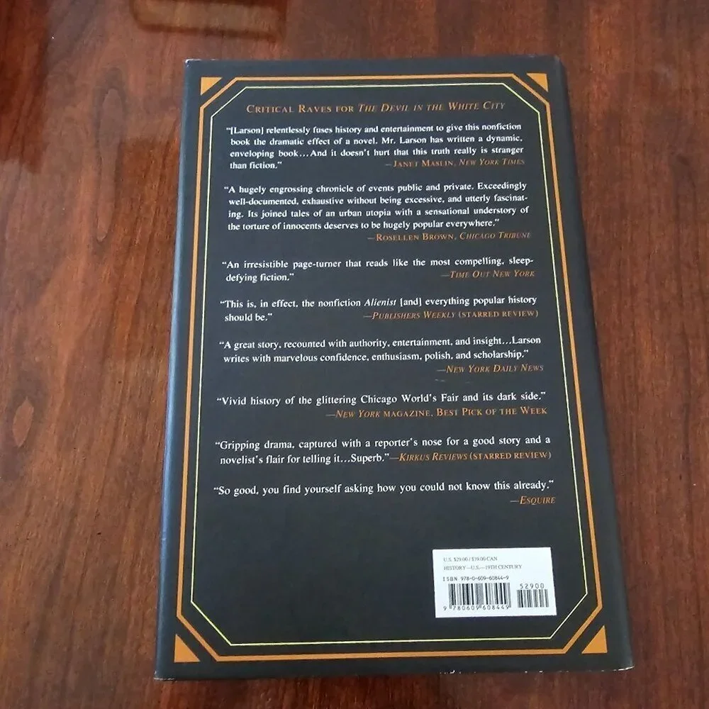 The Devil In The White City Hardcover By Erik Larson 2003 True Crime Bestseller